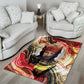 Amunet Area Rug with Egyptian Queen Portrait Ancient Mythology