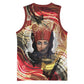 Amunet Basketball Jersey with Egyptian Queen Portrait Ancient Mythology