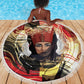 Amunet Beach Blanket with Egyptian Queen Portrait Ancient Mythology