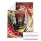 Amunet Blanket with Egyptian Queen Portrait Ancient Mythology