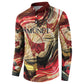 Amunet Button Sweatshirt with Egyptian Queen Portrait Ancient Mythology