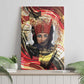 Amunet Canvas Wall Art with Egyptian Queen Portrait Ancient Mythology