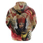 Amunet Hoodie with Egyptian Queen Portrait Ancient Mythology