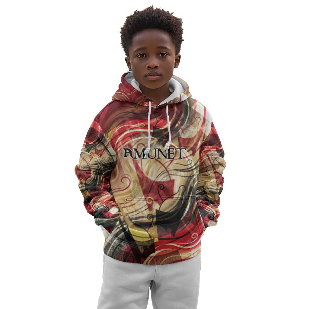 Amunet Kid Hoodie with Egyptian Queen Portrait Ancient Mythology