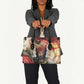 Amunet Leather Bag with Egyptian Queen Portrait Ancient Mythology