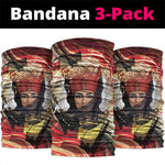 Amunet Neck Gaiter with Egyptian Queen Portrait Ancient Mythology