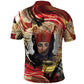 Amunet Polo Shirt with Egyptian Queen Portrait Ancient Mythology
