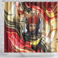 Amunet Shower Curtain with Egyptian Queen Portrait Ancient Mythology