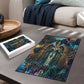 Amunet Ancient Temple Egyptian Puzzle with Golden Serpent Mythology in Teal Tones