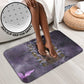Anput Sacred Urn Bathroom Set with Papyrus Flowers Egyptian Guardian in Violet Mist