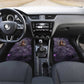 Anput Sacred Urn Car Mats with Papyrus Flowers Egyptian Guardian in Violet Mist