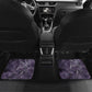 Anput Sacred Urn Car Mats with Papyrus Flowers Egyptian Guardian in Violet Mist
