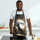 Anput Jackal Mask Apron with Full Moon Egyptian Afterlife Symbolism