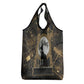 Anput Jackal Mask Grocery Bag with Full Moon Egyptian Afterlife Symbolism