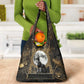 Anput Jackal Mask Grocery Bag with Full Moon Egyptian Afterlife Symbolism