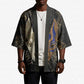 Anput Jackal Mask Kimono with Full Moon Egyptian Afterlife Symbolism