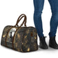 Anput Jackal Mask Travel Bag with Full Moon Egyptian Afterlife Symbolism