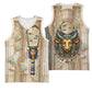 Hathor Basketball Jersey with Sacred Cow Head Egyptian Fertility Symbolism
