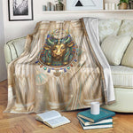 Hathor Blanket with Sacred Cow Head Egyptian Fertility Symbolism