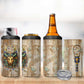Hathor 4 in 1 Can Cooler Tumbler with Sacred Cow Head Egyptian Fertility Symbolism