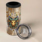 Hathor 4 in 1 Can Cooler Tumbler with Sacred Cow Head Egyptian Fertility Symbolism