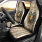 Hathor Car Seat Cover with Sacred Cow Head Egyptian Fertility Symbolism