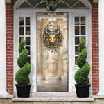 Hathor Door Cover with Sacred Cow Head Egyptian Fertility Symbolism