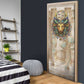 Hathor Door Cover with Sacred Cow Head Egyptian Fertility Symbolism
