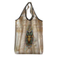 Hathor Grocery Bag with Sacred Cow Head Egyptian Fertility Symbolism