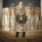 Hathor Hooded Blanket with Sacred Cow Head Egyptian Fertility Symbolism