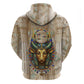 Hathor Hoodie with Sacred Cow Head Egyptian Fertility Symbolism