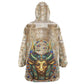 Hathor Kid Wearable Blanket Hoodie with Sacred Cow Head Egyptian Fertility Symbolism