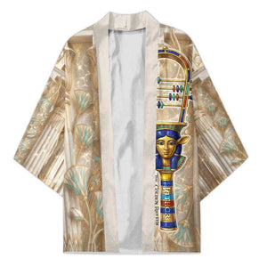 Hathor Kimono with Sacred Cow Head Egyptian Fertility Symbolism
