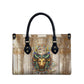 Hathor Leather Bag with Sacred Cow Head Egyptian Fertility Symbolism