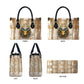 Hathor Leather Bag with Sacred Cow Head Egyptian Fertility Symbolism