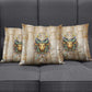 Hathor Pillow Cover with Sacred Cow Head Egyptian Fertility Symbolism