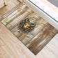 Hathor Rubber Doormat with Sacred Cow Head Egyptian Fertility Symbolism