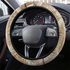 Hathor Steering Wheel Cover with Sacred Cow Head Egyptian Fertility Symbolism