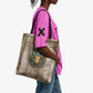 Hathor Tote Bag with Sacred Cow Head Egyptian Fertility Symbolism