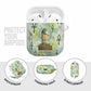 Heqet Nile Ankh Symbol AirPods Case Egyptian Lotus Motif in Watercolor Life Theme