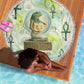 Heqet Nile Ankh Symbol Beach Blanket Egyptian Lotus Motif in Watercolor Life Theme