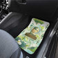 Heqet Nile Ankh Symbol Car Mats Egyptian Lotus Motif in Watercolor Life Theme