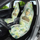 Heqet Nile Ankh Symbol Car Seat Cover Egyptian Lotus Motif in Watercolor Life Theme