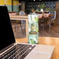 Heqet Nile Ankh Symbol Skinny Tumbler Egyptian Lotus Motif in Watercolor Life Theme