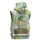 Heqet Nile Ankh Symbol Sleeveless Hoodie Egyptian Lotus Motif in Watercolor Life Theme