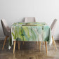 Heqet Nile Ankh Symbol Tablecloth Egyptian Lotus Motif in Watercolor Life Theme