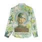 Heqet Nile Ankh Symbol Women Casual Shirt Egyptian Lotus Motif in Watercolor Life Theme