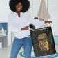 Heqet Ornate Frog Egyptian Laundry Basket with Hieroglyphic Backdrop in Creation Theme