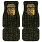 Heqet Ornate Frog Egyptian Car Mats with Hieroglyphic Backdrop in Creation Theme