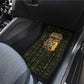 Heqet Ornate Frog Egyptian Car Mats with Hieroglyphic Backdrop in Creation Theme